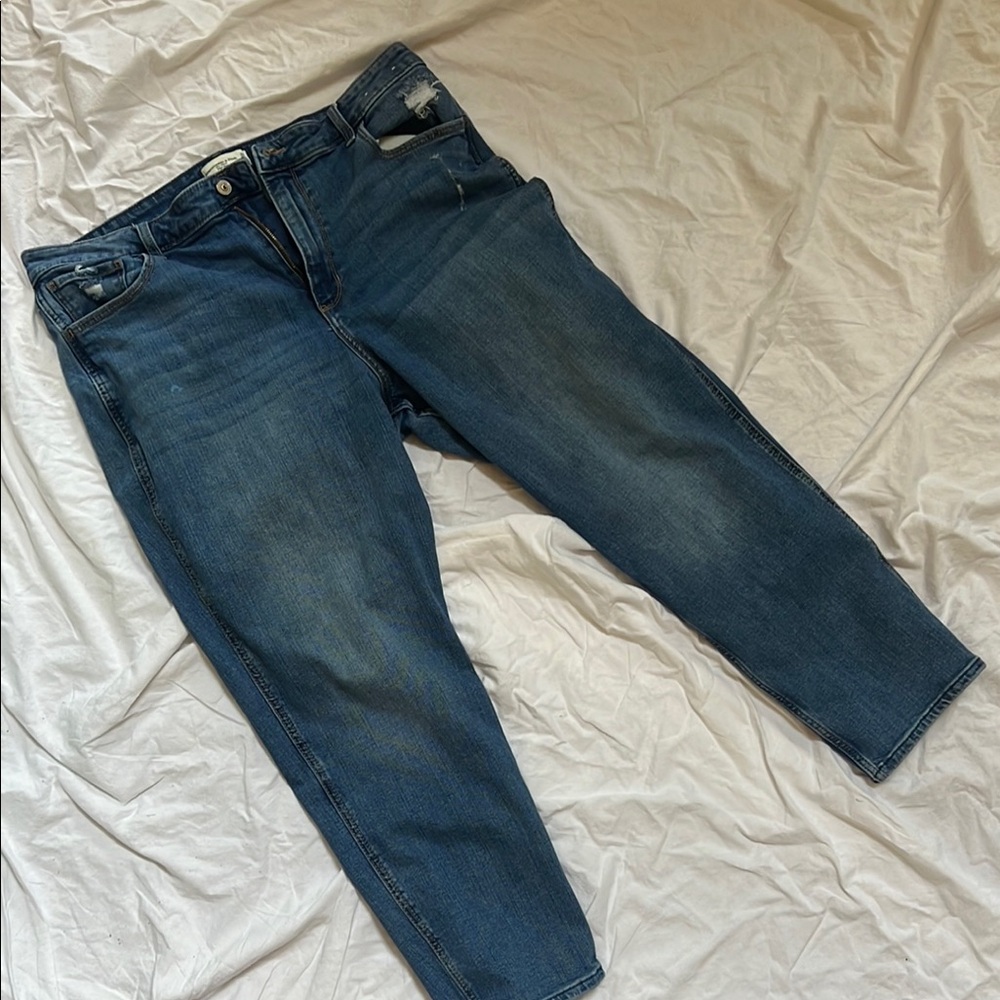 Abercrombie & Fitch Blue Relaxed Jeans Classic Denim